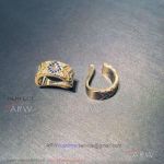 AAA Fake APM Monaco Multi-Color Yellow Gold Earrings On Sale